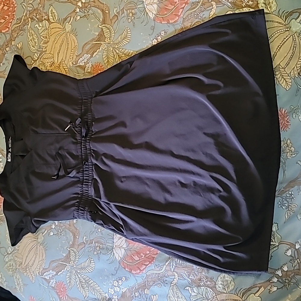 REI Sahara travel dress, black, small